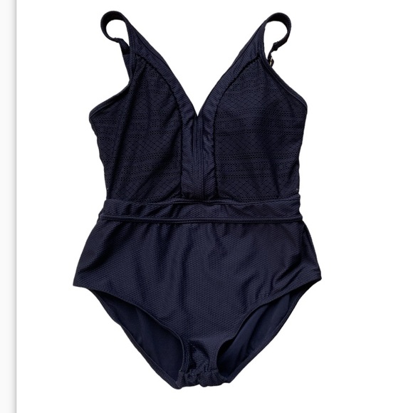 Sea Other - Sea Level Australia Tank Style One-piece Swimsuit In Navy Size US 12